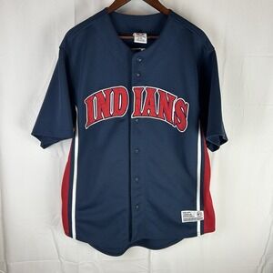 VTG Cleveland Indians Grady Sizemore #24 Baseball Jersey Defunct Men's‎ Large